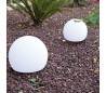 Éclairage distributeur grossiste - E27 jardin décoratif portable en polyéthylène blanc - petit BALDA