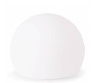 E27 jardin portable décorative de couleur blanche en polyéthylène - grande BALDA