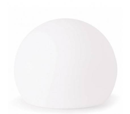 E27 jardin portable décorative de couleur blanche en polyéthylène - grande BALDA