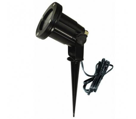 Picket spot GU10 50W en aluminium jardin noir - TONE