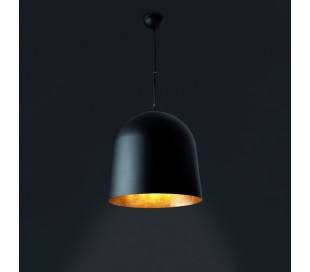 Cráter, lampe suuspension, en aluminium ,noir et or E27