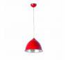 Alder, lampe suspension, en aluminium E27 rouge