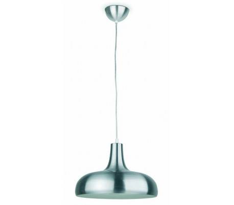 Bongo, lampe suspension, en aluminium E27 nickel mat.