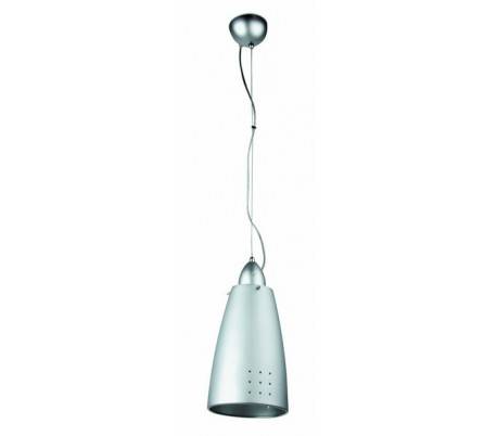 Vulcano-1, lampe suspension, en métal et aluminium E27 nickel mat.