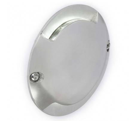 Lampe à LED pour mur extérieur surface de couleur nickel mat en aluminium - KEENAN