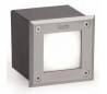 LED lampe froide encastrée dans le jardin en acier coloré nickel mat - LED-18