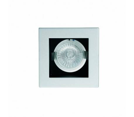 Onyx-1 en aluminium recouvert gris GU10 Spot