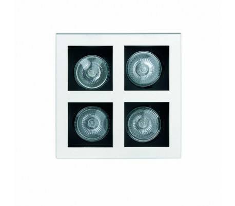 Onyx-4 aluminium blanc intérieur GU10 Spot