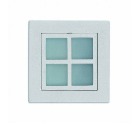 Downlight pour intérieur gris métal CARRÉ G4-3