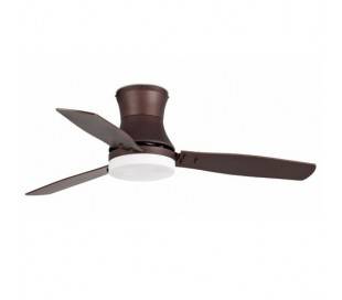 Brun foncé avec THONSÁY plafond modèle léger fan