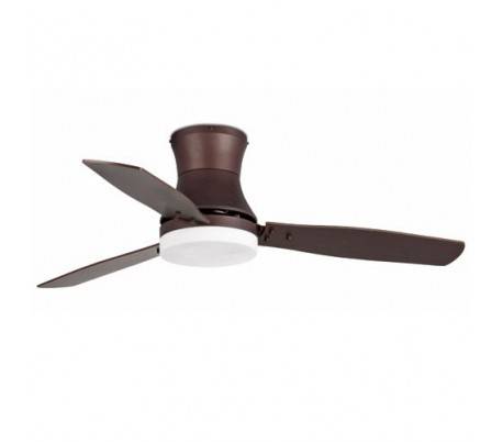 Brun foncé avec THONSÁY plafond modèle léger fan