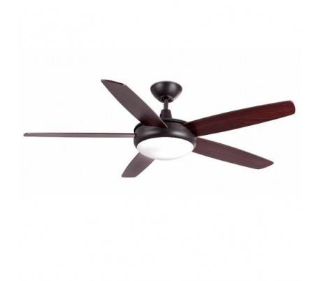 Brun foncé avec la lumière ventilateur de plafond modèle Sanfan