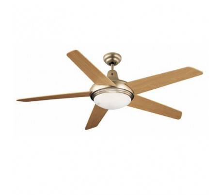 Nickel mat avec lumière UFO modèle de ventilateur de plafond