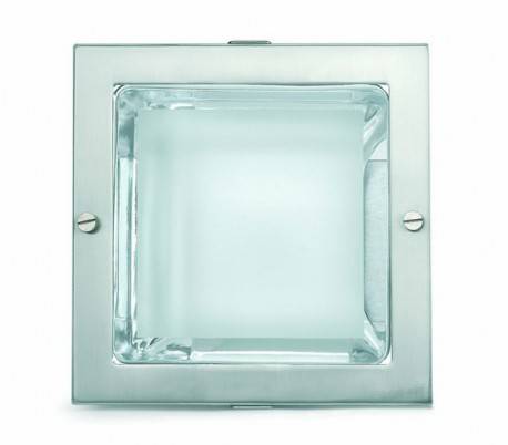 Spots de fer et de verre pour l'intérieur mat nickel EMMA E27-2P