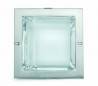 Spots de fer et de verre pour l'intérieur mat nickel EMMA E27-2P