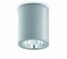 Downlight pour surface intérieure pot-1 gris aluminium E27