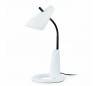 Lampe de bureau ZEUS PVC intérieur blanc E27 flexo
