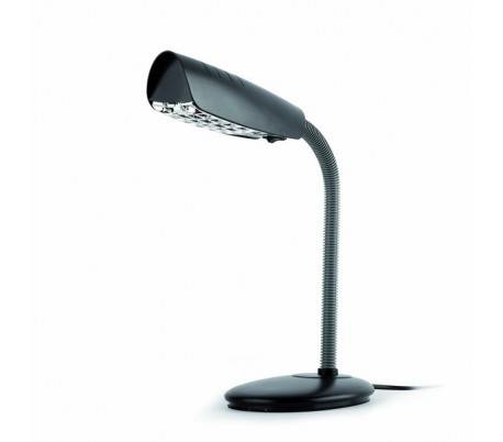 Lampe de bureau YETI intérieur en PVC flexo E27 noir