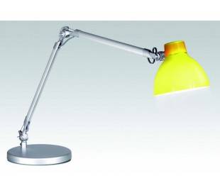 Aluminium léger SELENE E27 bureau articulée jaune intérieur