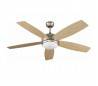 Ventilateur au plafond Matt nickel avec des voix de modèle de lumière