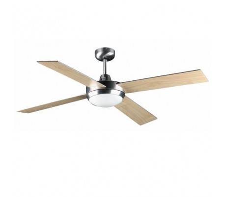 Structure en aluminium poli avec la lumière ventilateur de plafond modèle MINORQUE