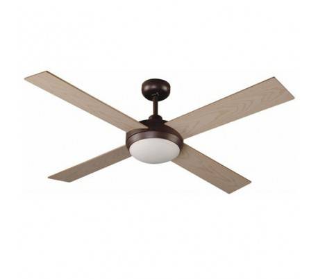 Avec la lumière de la rouille brune fan modèle MINORQUE