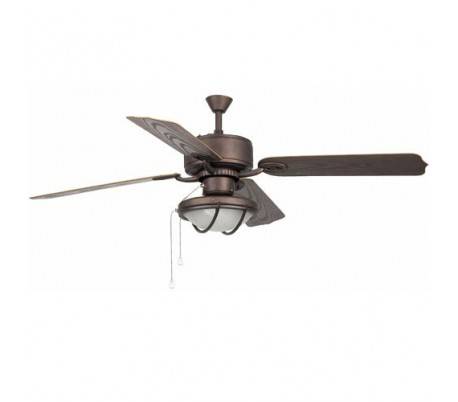 Avec le fer modèle de ventilateur de plafond brun clair