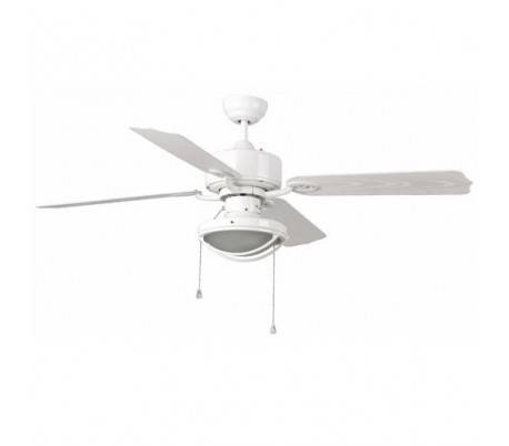 Avec le ventilateur de plafond de fer modèle lumière blanche