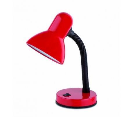 Bureau Métal SAM intérieur lampe E27 rouge