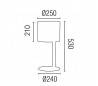 Lampe de bureau DUNCAN intérieures en aluminium orange et noir E27