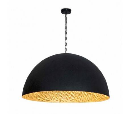 Pendentif en verre plafond en fibre G MAGMA pour interne Negro Gold-E27