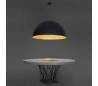Pendentif en verre plafond en fibre G MAGMA pour interne Negro Gold-E27