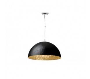 Plafond Pendentif P MAGMA en fibre de verre intérieur Oro Negro-E27