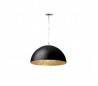 Plafond Pendentif P MAGMA en fibre de verre intérieur Oro Negro-E27