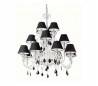 Métal pendentif plafond intérieur MURANO E14 noir