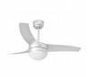 Ventilateur de plafond avec le modèle gris clair FACILE