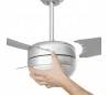 Ventilateur de plafond avec le modèle gris clair FACILE