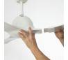 Modèle brillant ventilateur de plafond blanc Lachi