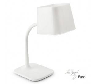 Lumière flexible en acier à l'intérieur de bureau E27 blanc
