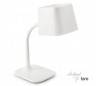 Lumière flexible en acier à l'intérieur de bureau E27 blanc