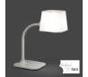 Lumière flexible en acier à l'intérieur de bureau E27 blanc