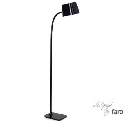 Lampe en acier pied le pont FLEXI salle E27 noir
