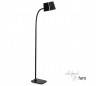 Lampe en acier pied le pont FLEXI salle E27 noir