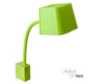 Appliquer en acier de mur intérieur FLEXI E27 vert
