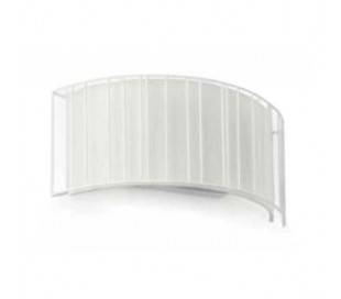 Appliquer le mur Acero-Textil LINDA intérieur blanc 2 L E27