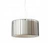 Maple Pendentif Plafond-Textil LINDA L E27 en noir 1