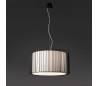 Maple Pendentif Plafond-Textil LINDA L E27 en noir 1