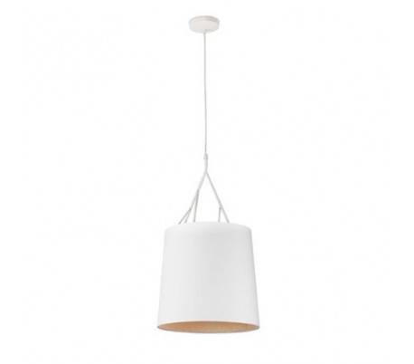 Tige de métal pour pendentif interne blanc 1 L E27 plafond