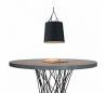 Tige de métal pour pendentif interne blanc 1 L E27 plafond