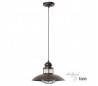 Pendentif de métal Cistal treuil intérieur plafond brun E27